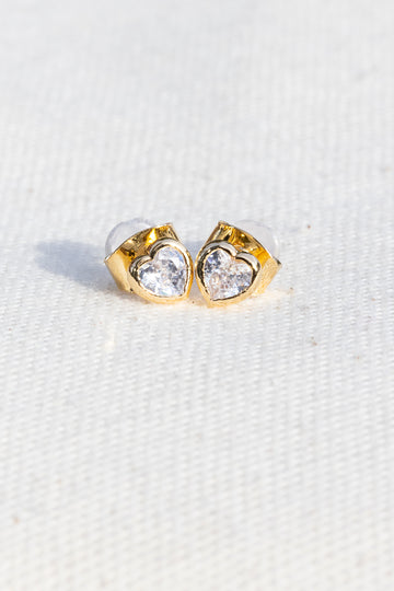 TEENY HEART STUDS